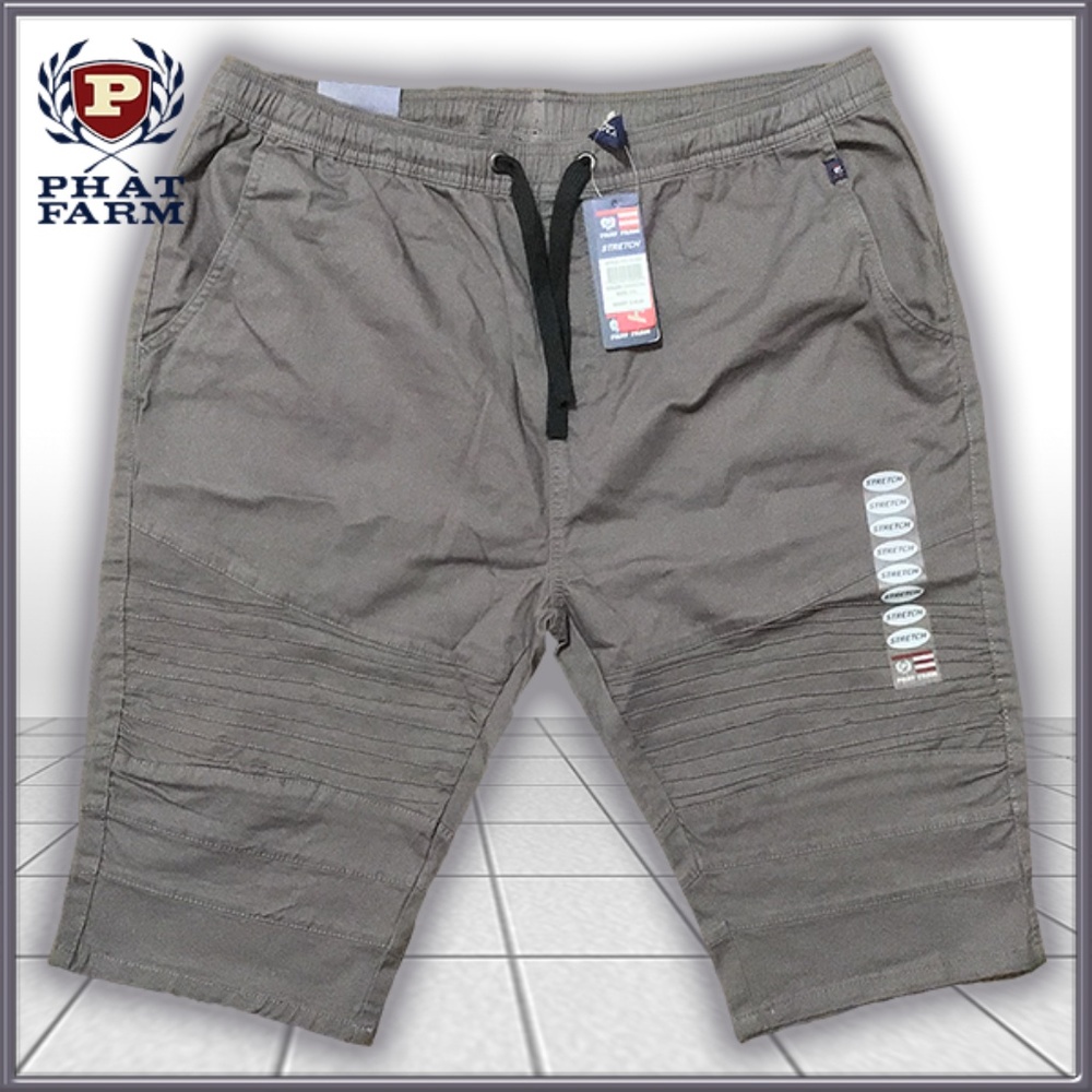 🆕 Phat Farm Stretch Pull-On Twill Moto Shorts🆕